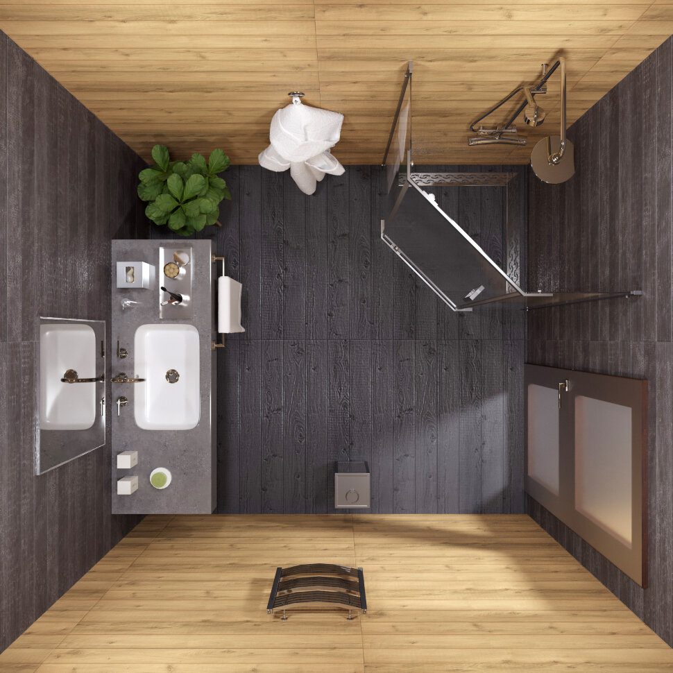 Душевой уголок Тритон Дека-Хром 90*90 прозрачное/хром (без поддона), Щ0000053608 — изображение 6