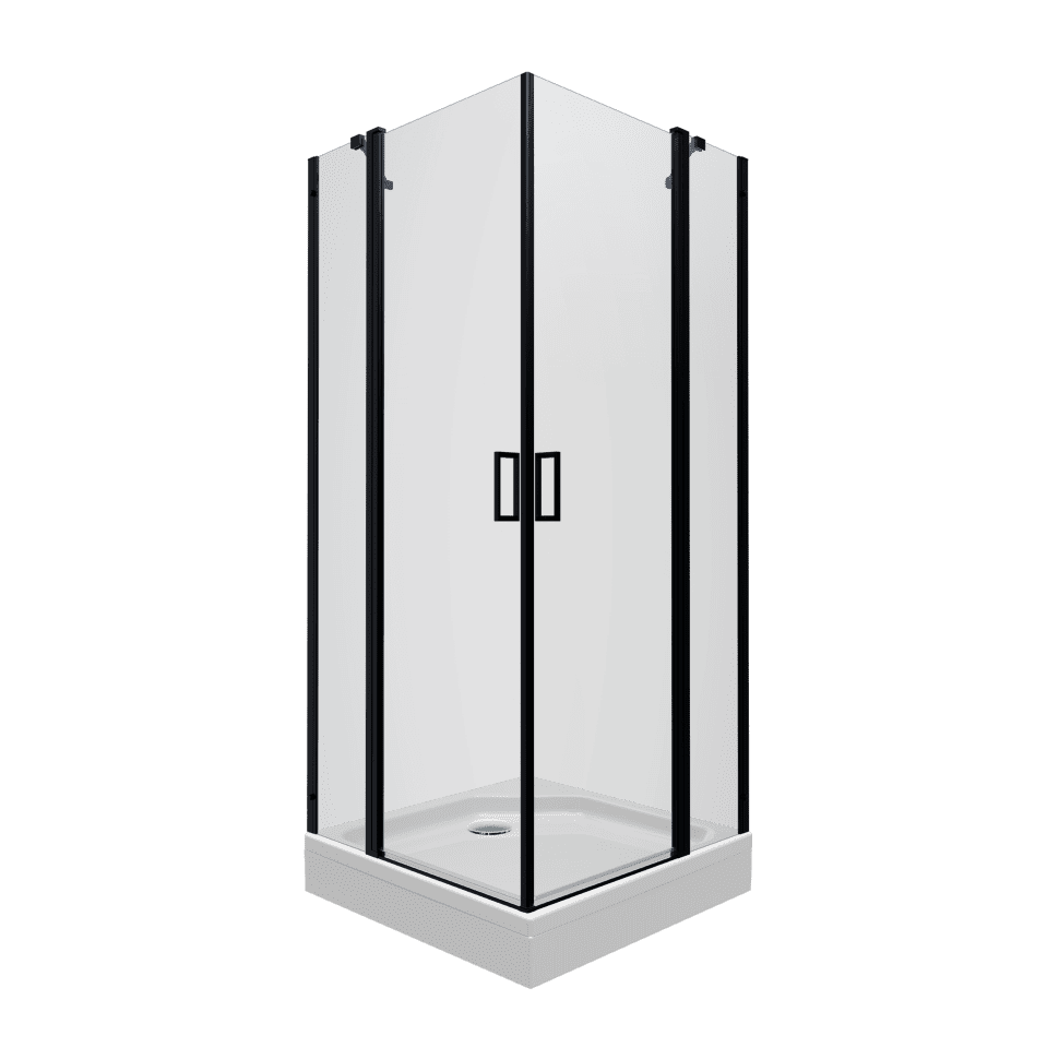 Душевой уголок Тритон Тау-Блэк 90*90 прозрачное/чёрный, Щ0000054038