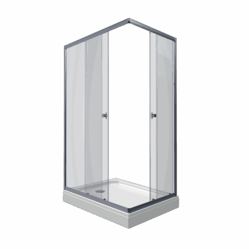 Душевой уголок Тритон Вента-Хром 100*80 прозрачное/хром, Щ0000049617