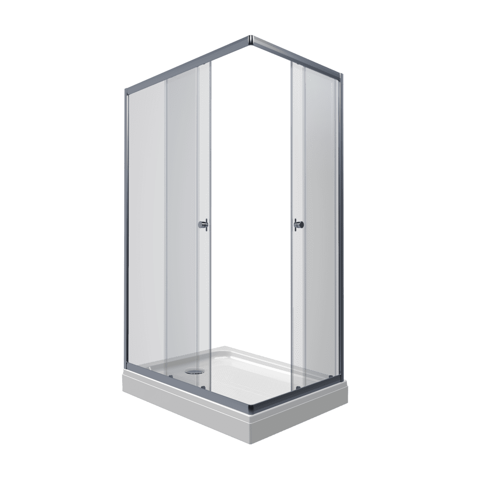 Душевой уголок Тритон Вента-Хром 100*80 прозрачное/хром, Щ0000049617