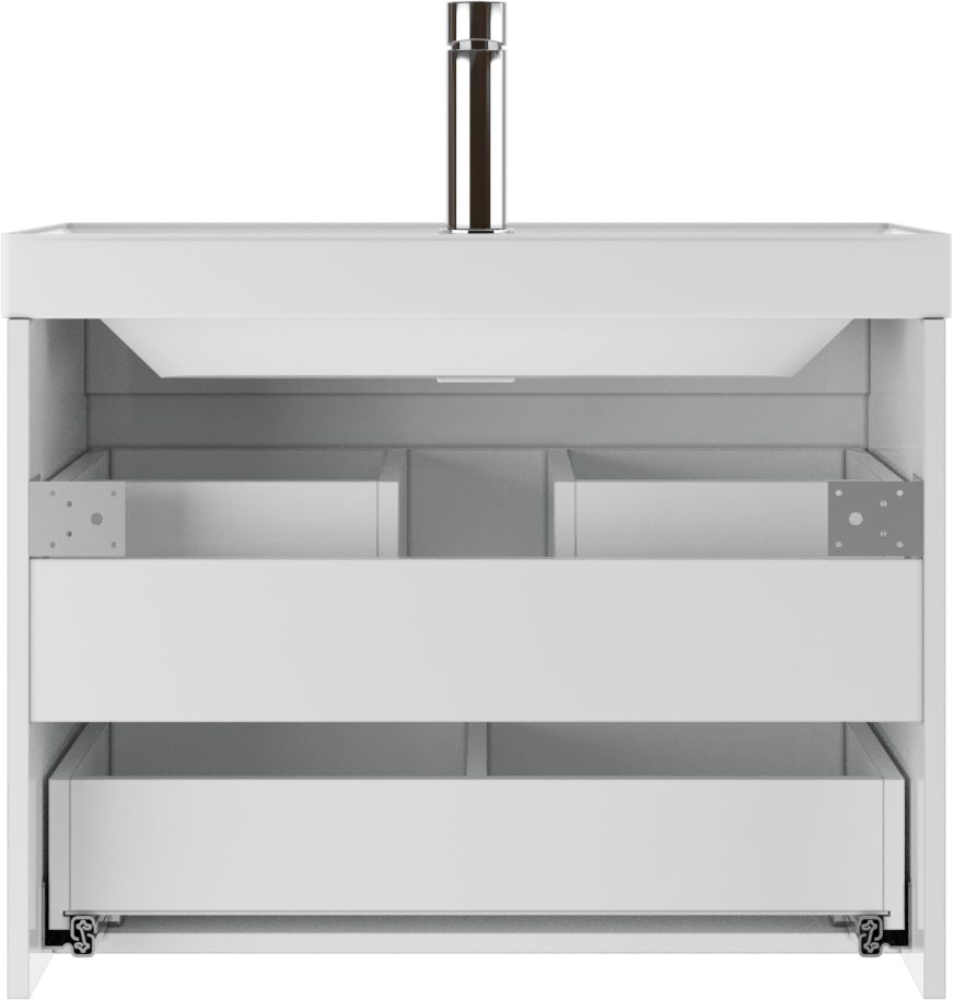 Тумба в ванную Домино Classica 70 Graffo, белый, DGr2115T — изображение 4