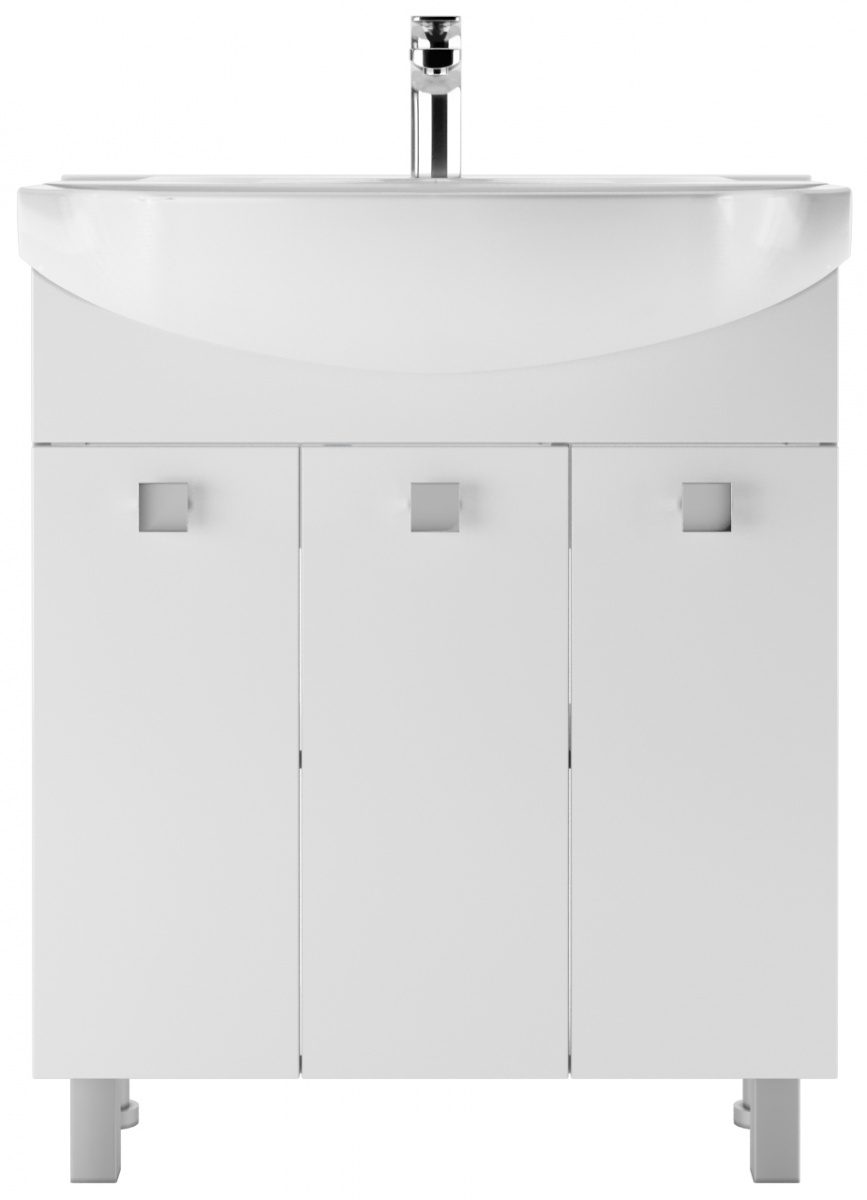 Тумба в ванную Айсберг Элеганс 75 Мега без ящика, DM4601T — изображение 2