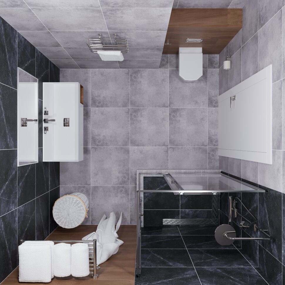 Душевой уголок Тритон Вента-Хром 120*80 прозрачное/хром (без поддона), Щ0000054193 — изображение 6