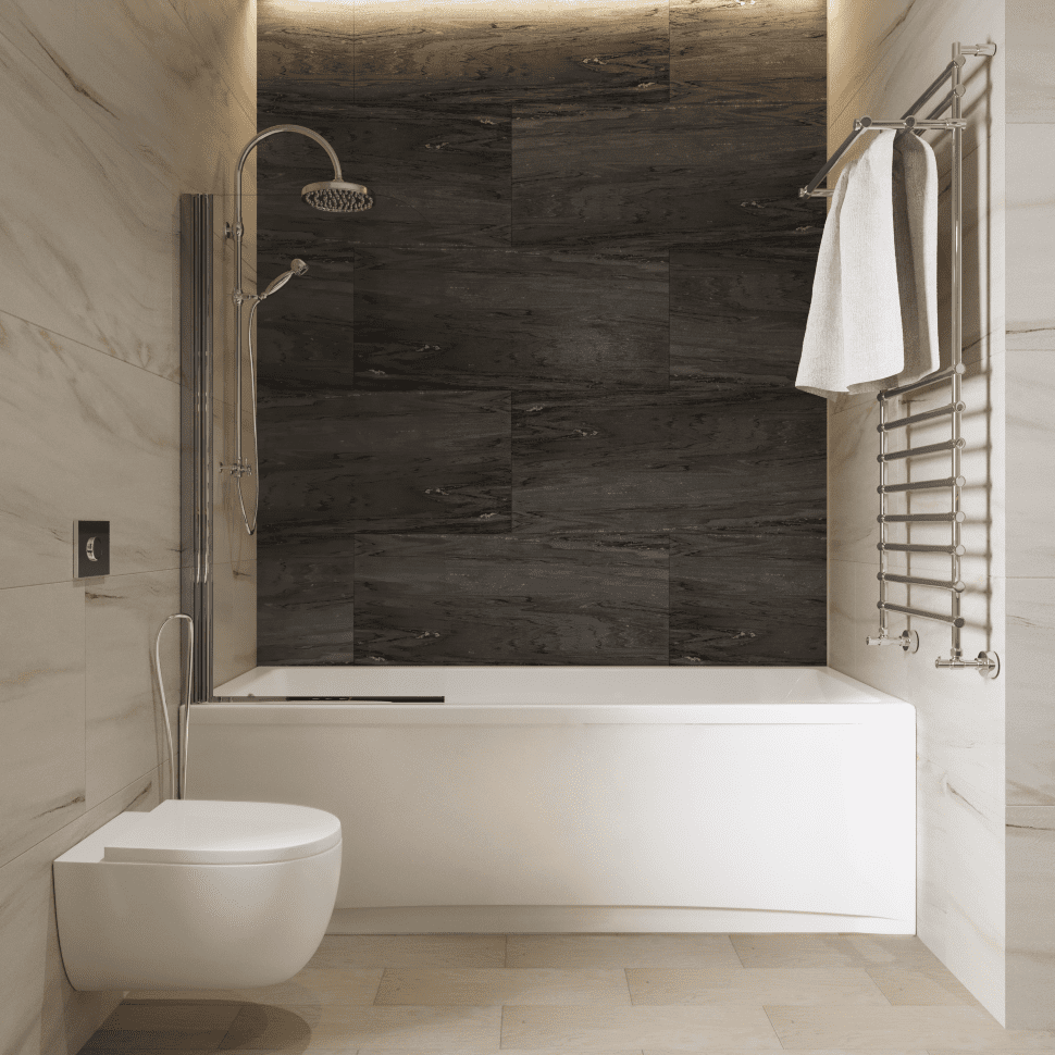 Душевая шторка на ванну Тритон Соло 75*140 прозрачное со скруглением/хром, Щ0000038541 — изображение 4