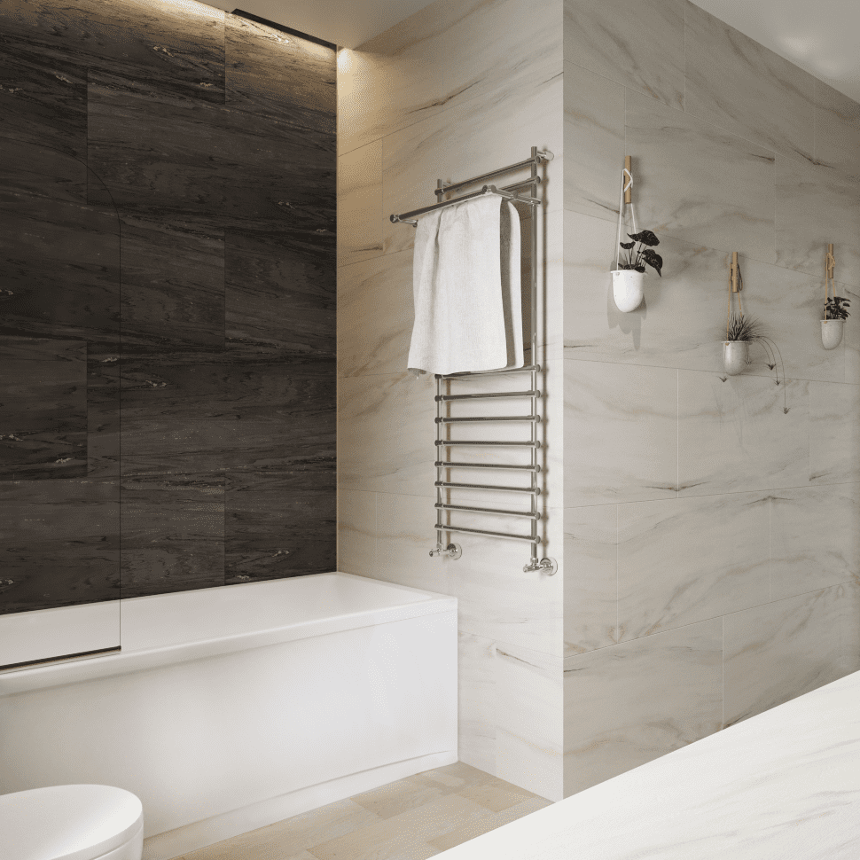 Душевая шторка на ванну Тритон Соло 75*140 прозрачное со скруглением/хром, Щ0000038541 — изображение 6