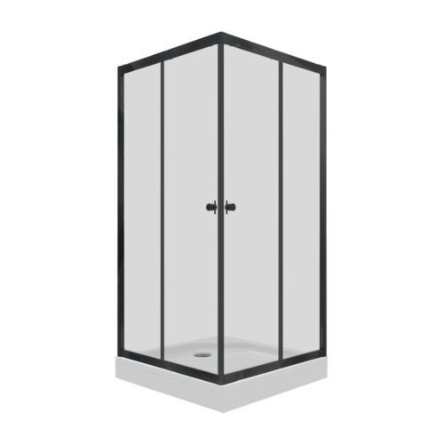 Душевой уголок Тритон Вента-Блэк 90*90 прозрачное/чёрный, Щ0000054465