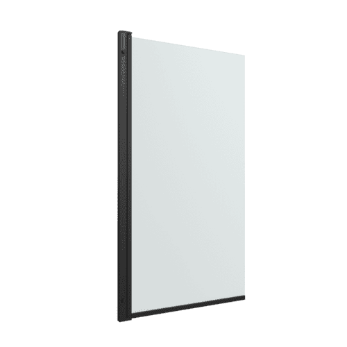 Душевая шторка на ванну Тритон Соло-Блэк 75*140 прозрачное/чёрный, Щ0000051154