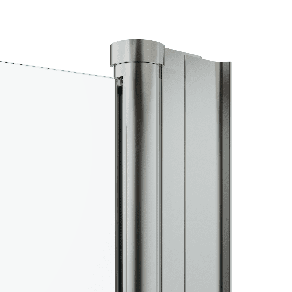 Душевая шторка на ванну Тритон Соло 75*140 прозрачное со скруглением/хром, Щ0000038541 — изображение 8