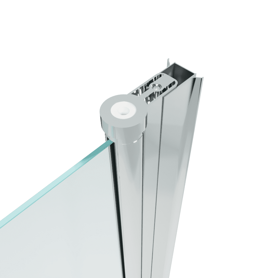 Душевая шторка на ванну Тритон Соло 75*140 прозрачное со скруглением/хром, Щ0000038541 — изображение 9