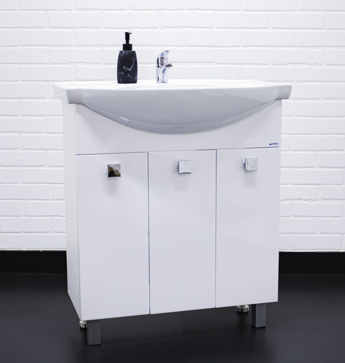 Тумба в ванную Айсберг Элеганс 75 Мега без ящика, DM4601T — изображение 7