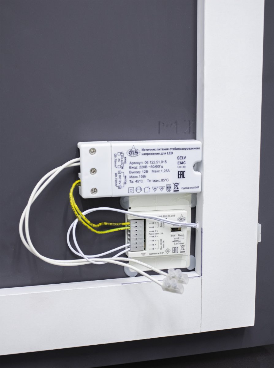 Зеркало Домино Минск 600х600 с подсветкой, GL7038Z — изображение 6