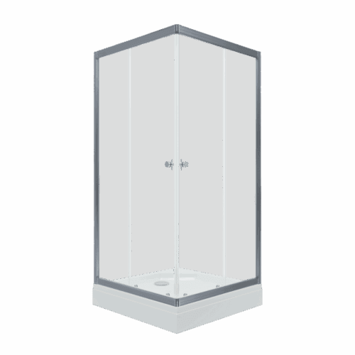 Душевой уголок Тритон Вента-Хром 80*80 прозрачное/хром, Щ0000049620