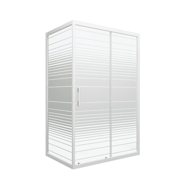 Душевой уголок Тритон Фьюжн 120*80, поддон 17 см, полосы/белый, Щ0000038524