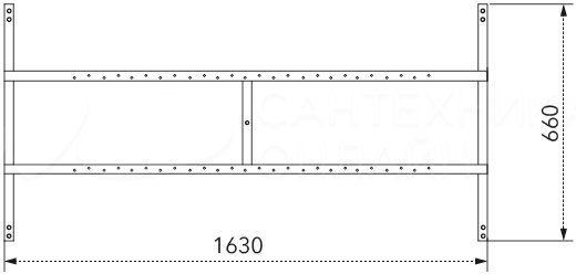 Каркас для ванн Тритон Ника 170х70-75, алюминиевый, Щ0000062055 — изображение 4