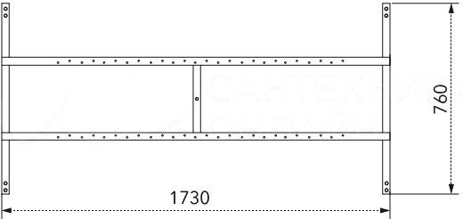 Каркас для ванн Тритон Ника 180х80, алюминиевый, Щ0000062057 — изображение 4