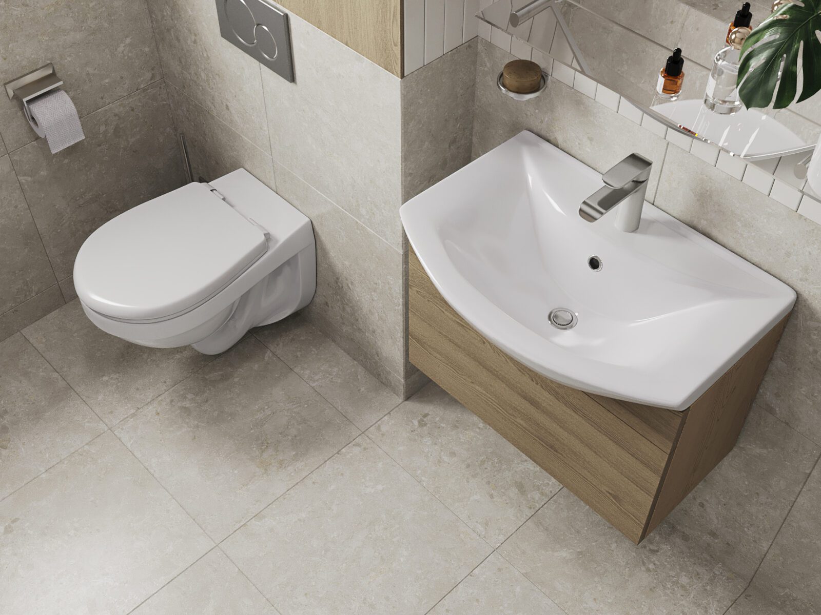 Комплект инсталляции Santeri Альфа Комфорт с унитазом и кнопкой (хром/глянец), 138164S0000B0 — изображение 6