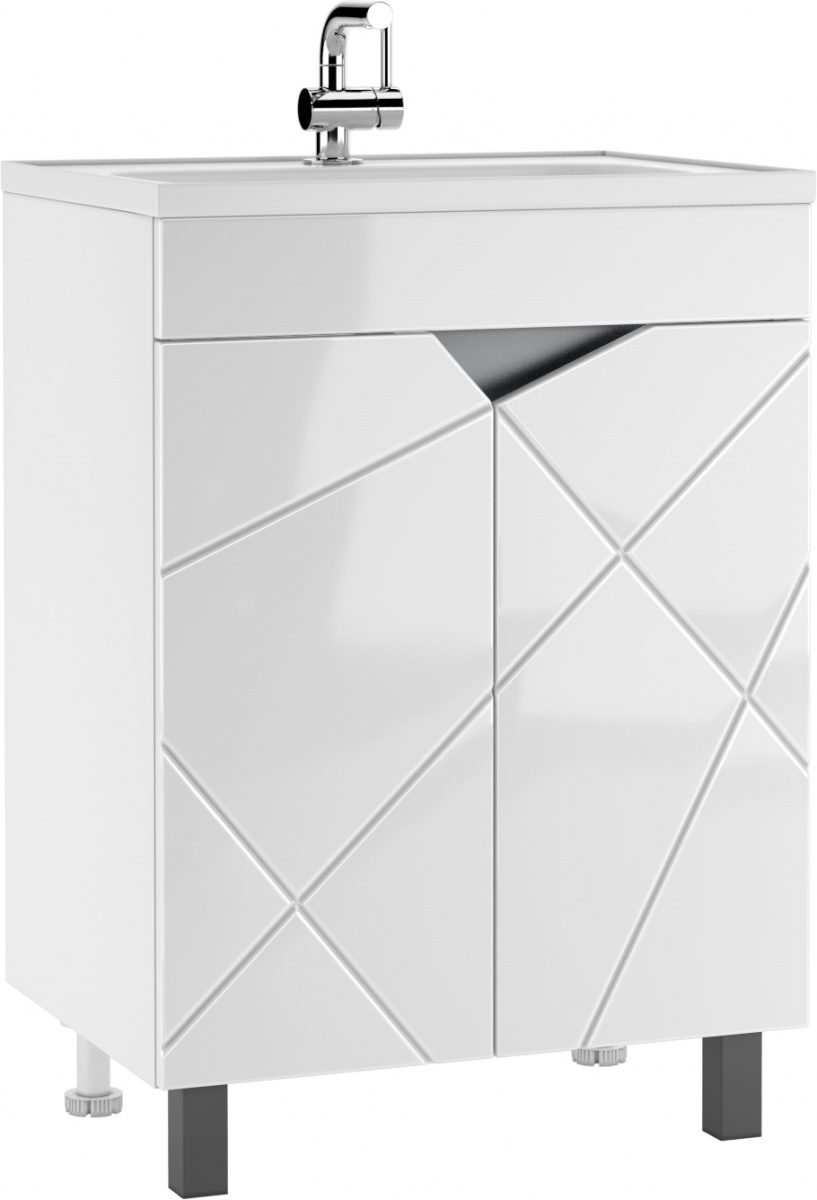 Тумба в ванную Домино Absolute 60 Vector без ящика, DV6603T