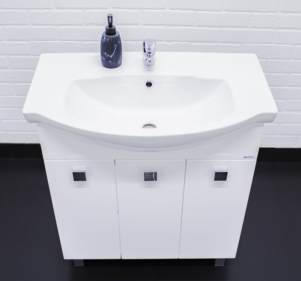 Тумба в ванную Айсберг Элеганс 75 Мега без ящика, DM4601T — изображение 5