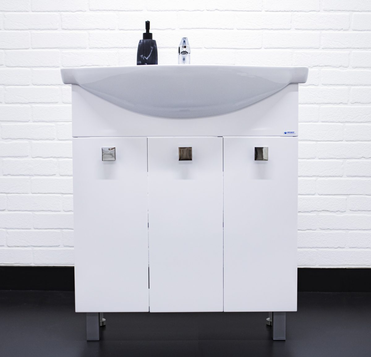 Тумба в ванную Айсберг Элеганс 75 Мега без ящика, DM4601T — изображение 6