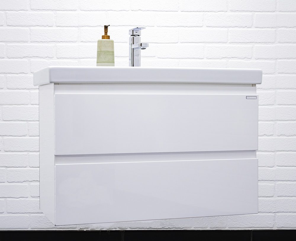 Тумба в ванную Домино Moduo 80 Graffo, белый, DGr2103T — изображение 5