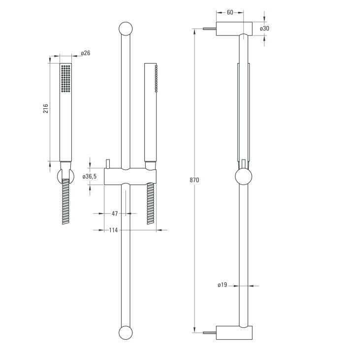 Душевая стойка DEANTE KARBO NCC B51K — изображение 8