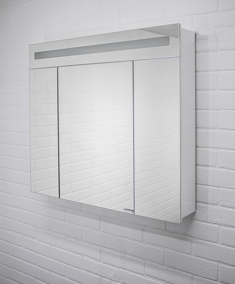 Зеркало-шкаф Домино Аврора 105 с LED-подсветкой, DV8013HZ — изображение 6