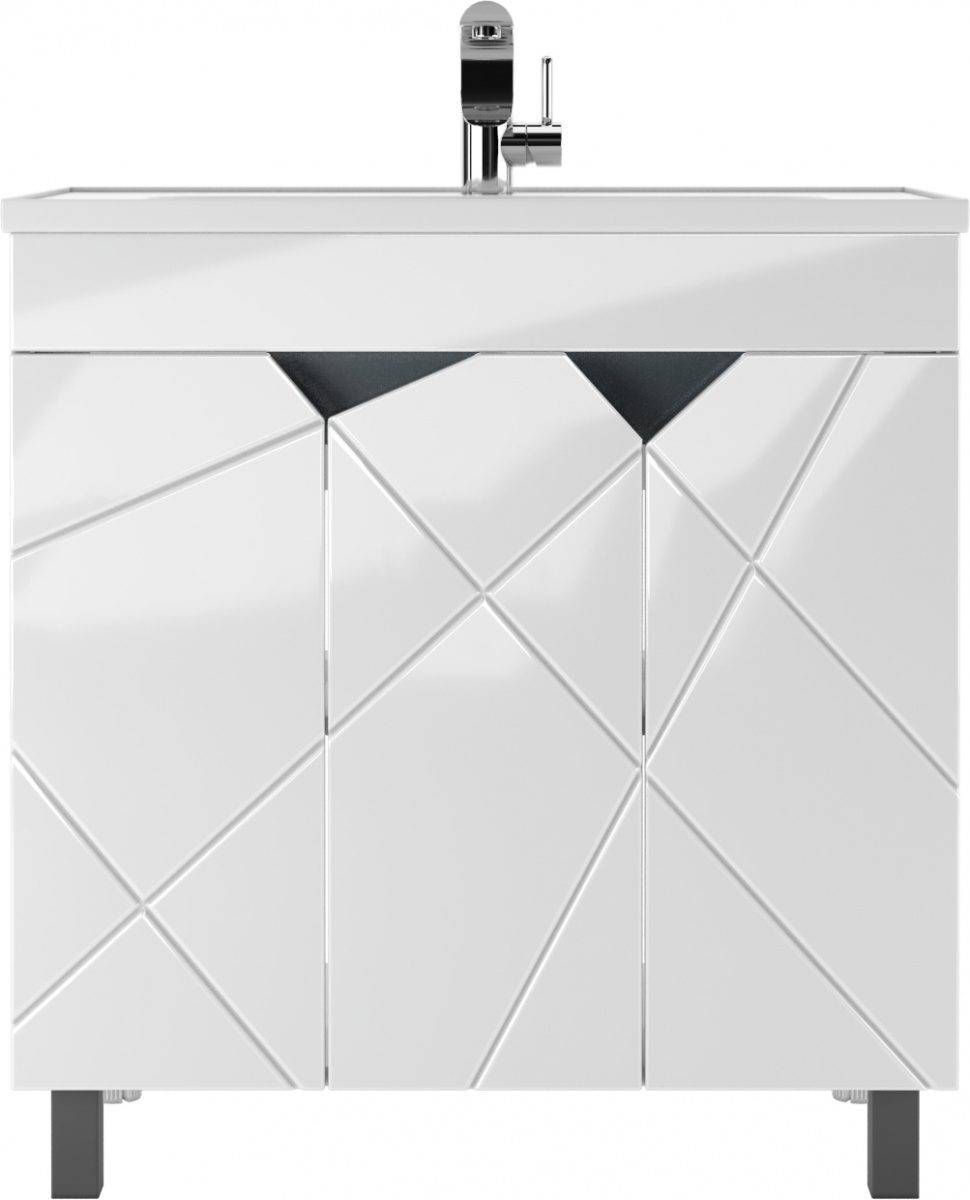 Тумба в ванную Домино Absolute 80 Vector без ящика, DV6604T — изображение 2