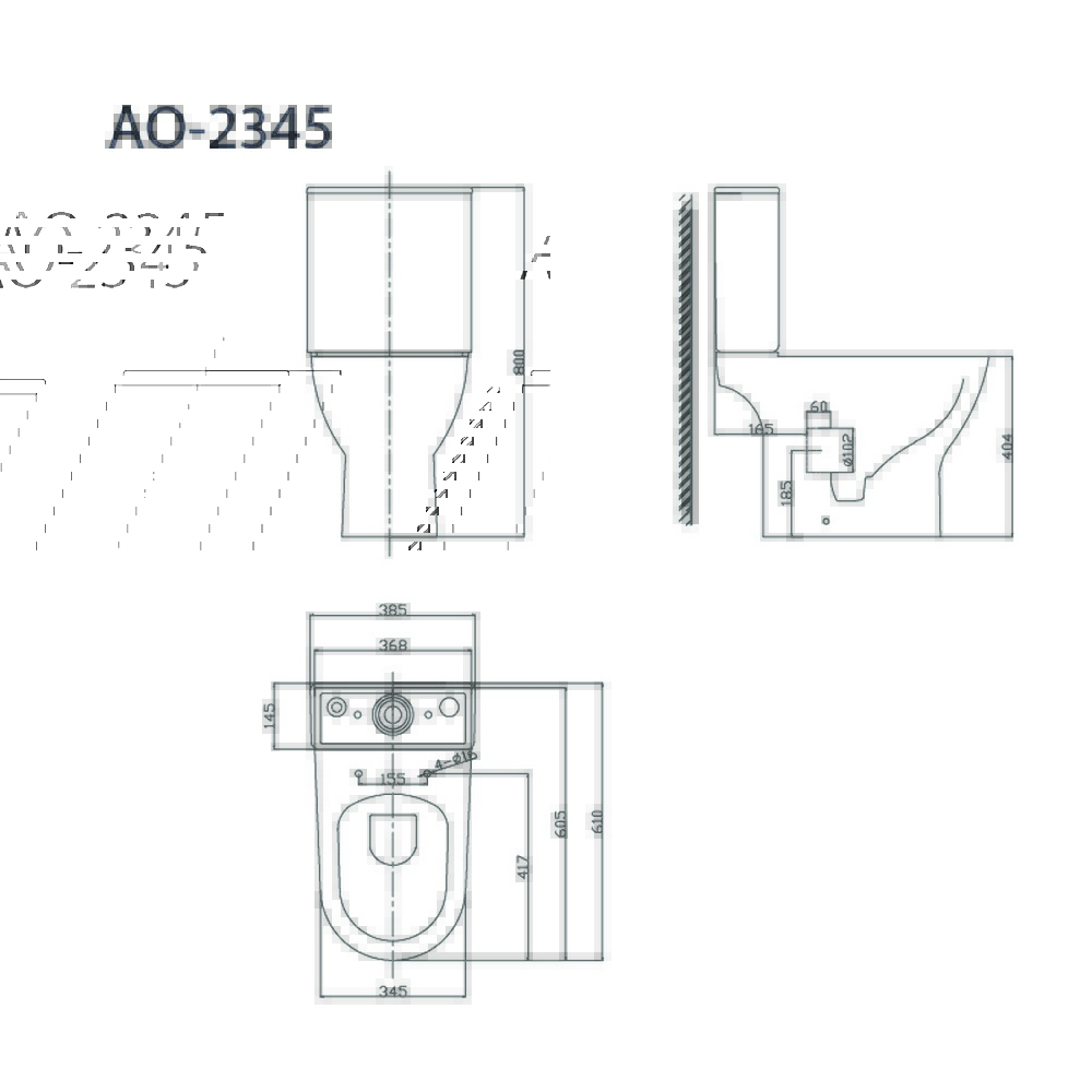 Унитаз напольный Triton-Pro Astro, AO-2345 (Щ0000058891) — изображение 2