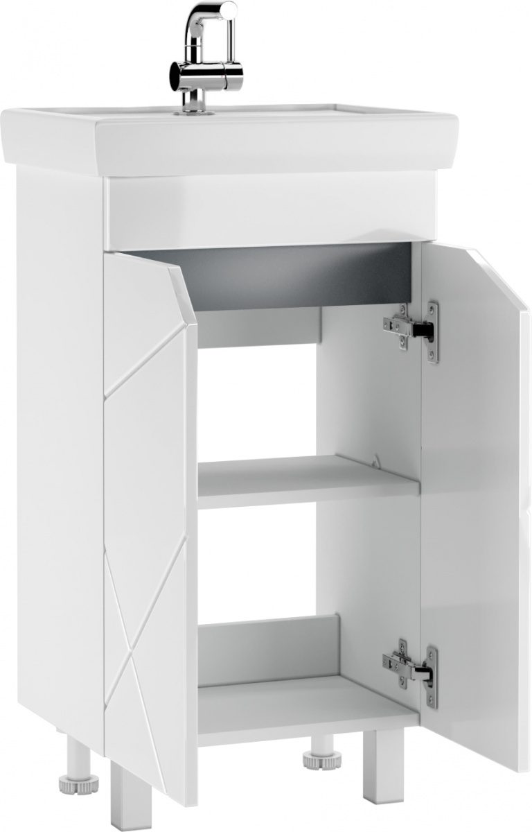 Тумба в ванную Домино Томь 50 Vector без ящика, DV6607T — изображение 3