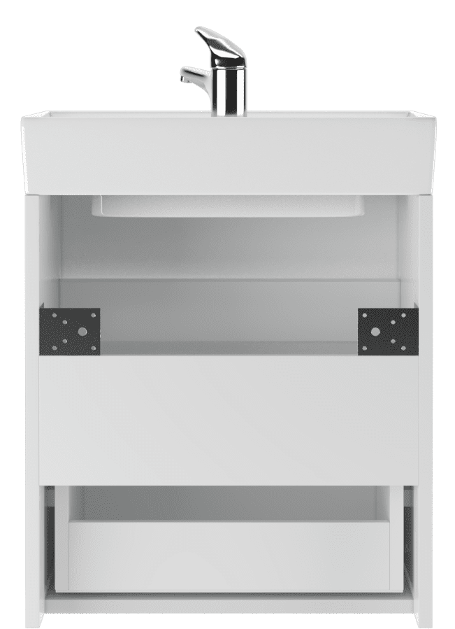 Тумба в ванную Айсберг Енисей 50 Классик подвесная, с одним ящиком, DA3008T — изображение 4