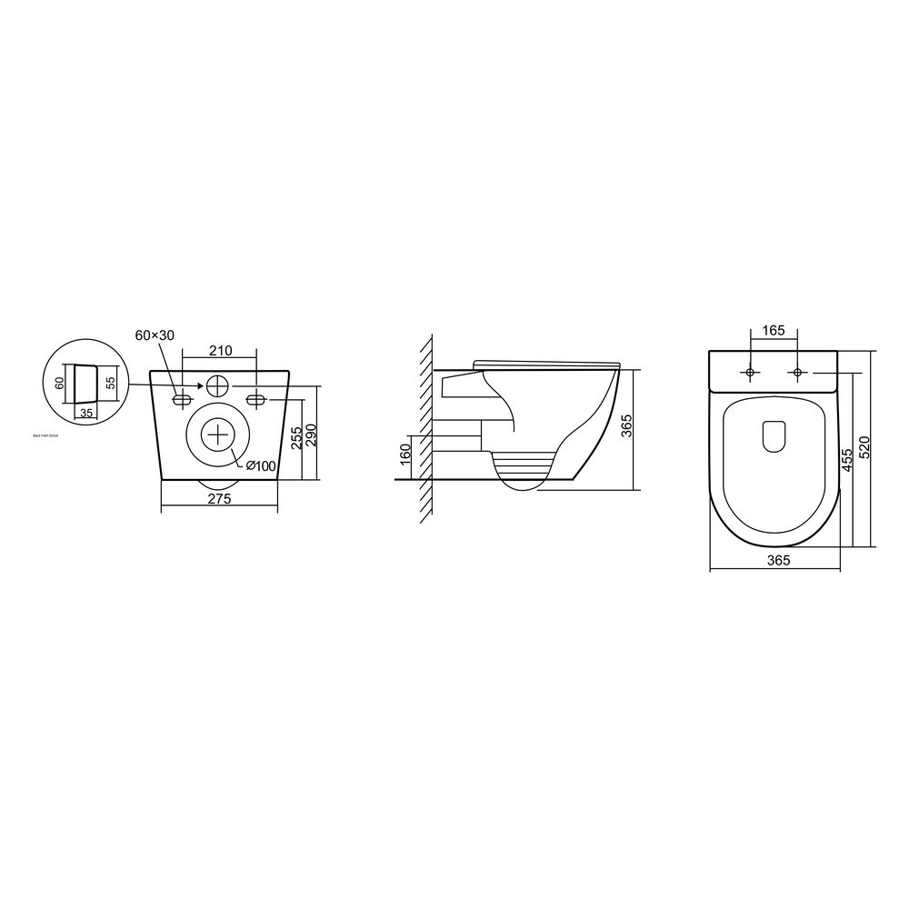 Унитаз подвесной Triton-Pro Verso, VO-1832 (Щ0000057973) — изображение 12