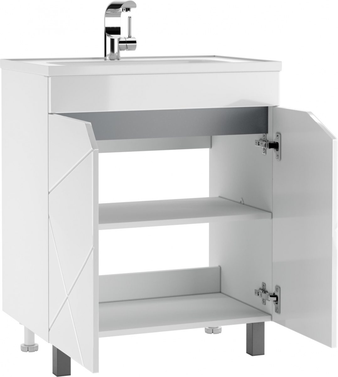 Тумба в ванную Домино Absolute 70 Vector без ящика, DV6608T — изображение 3