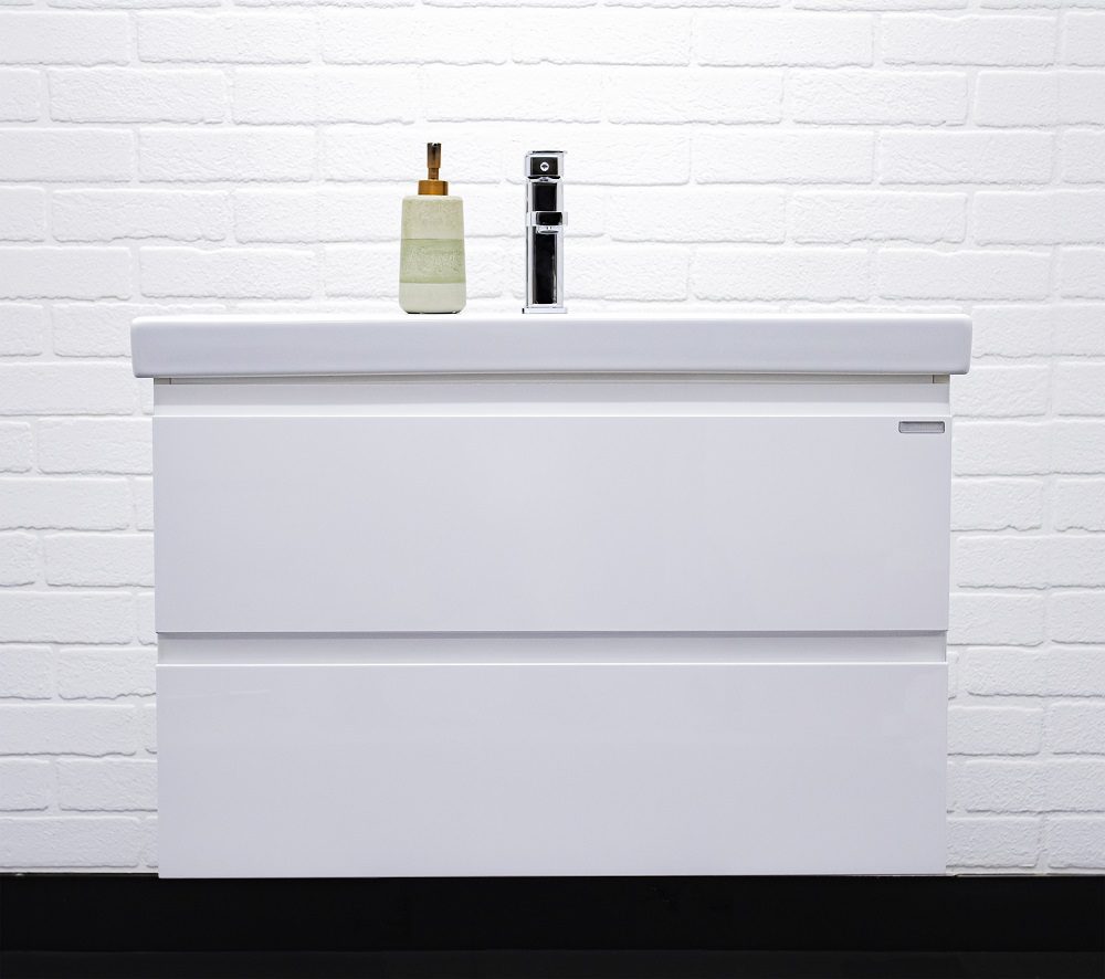 Тумба в ванную Домино Moduo 80 Graffo, белый, DGr2103T — изображение 6