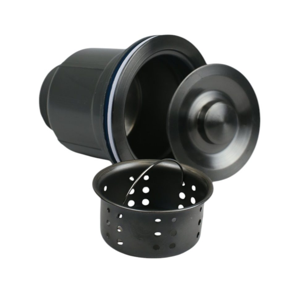 Кухонная мойка с сифоном WISENT W34050BD/2 (графит/декор) — изображение 10