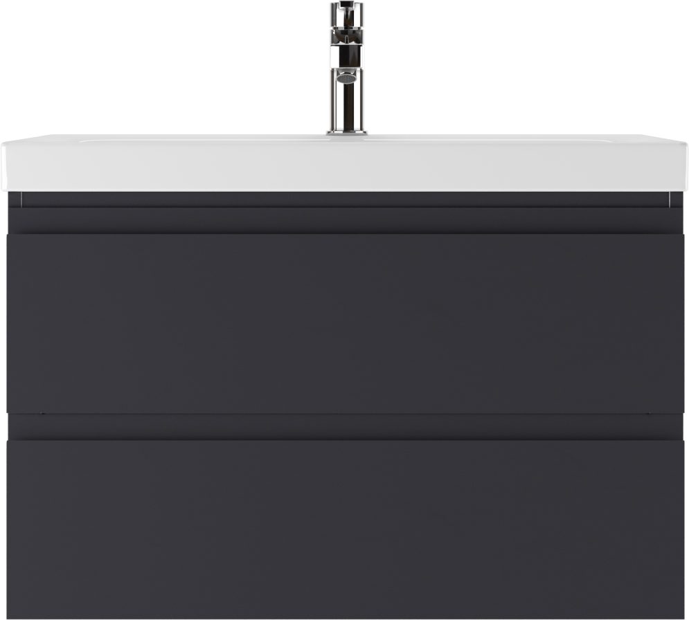 Тумба в ванную Домино Moduo 80 Graffo, графит, DGr2101T — изображение 2