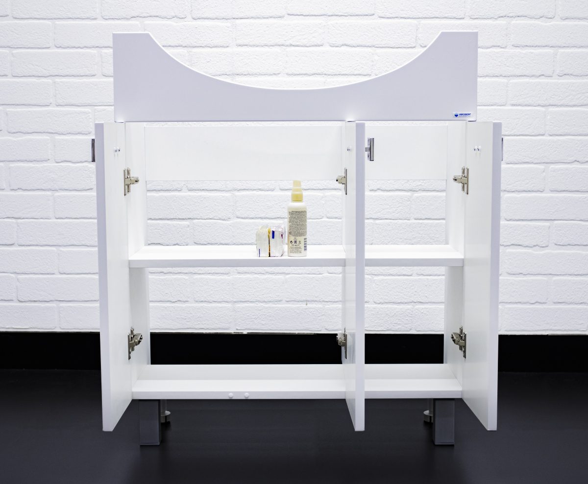 Тумба в ванную Айсберг Элеганс 75 Мега без ящика, DM4601T — изображение 9