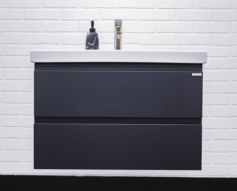 Тумба в ванную Домино Moduo 80 Graffo, графит, DGr2101T — изображение 5