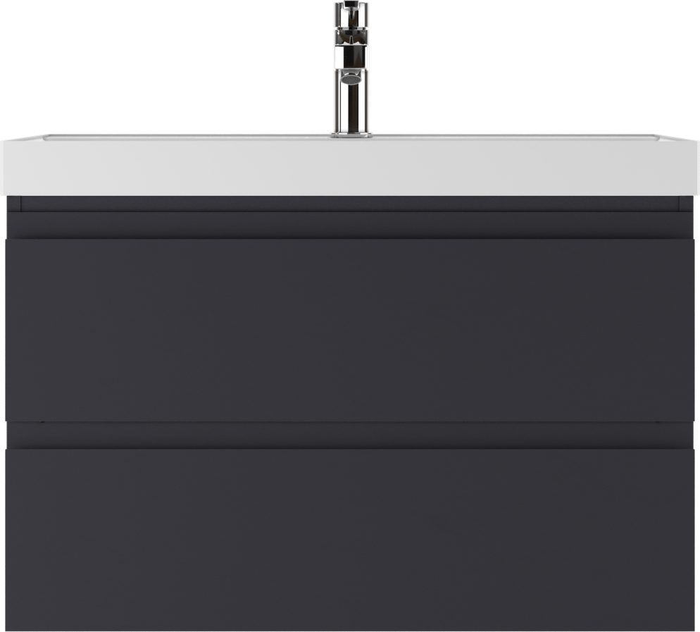 Тумба в ванную Домино Classica 80 Graffo, графит, DGr2106T — изображение 2