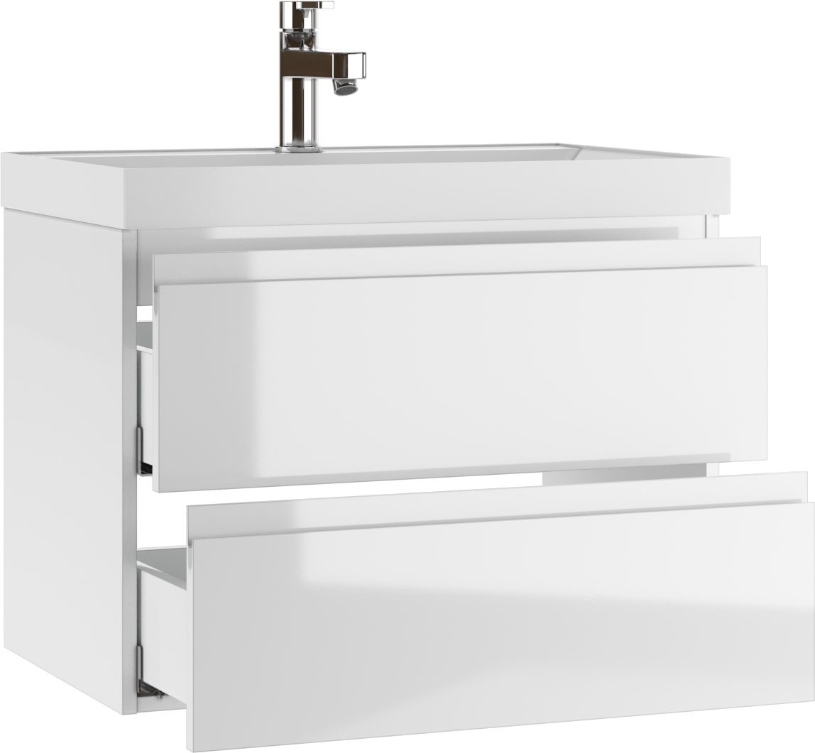 Тумба в ванную Домино Classica 70 Graffo, белый, DGr2115T — изображение 3