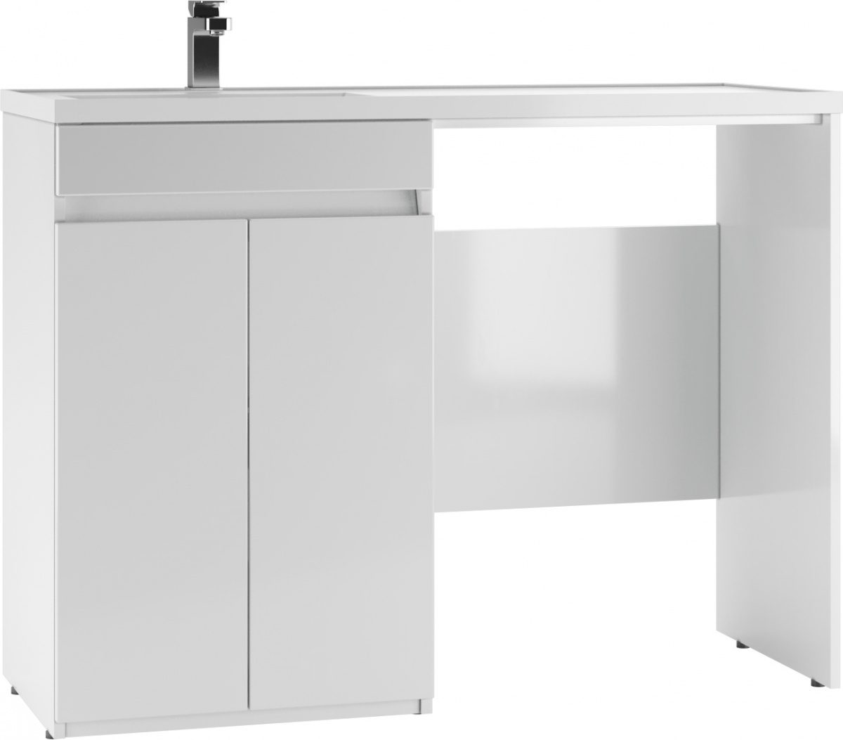 Тумба в ванную Айсберг Magenta 120 лев/прав Норма без ящика, DA1659T