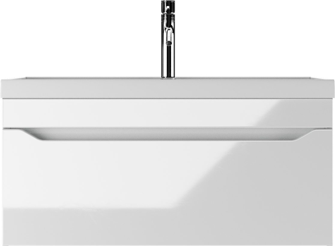 Тумба в ванную Айсберг Bazis 90 Ева с одним ящиком, DA5904T — изображение 2