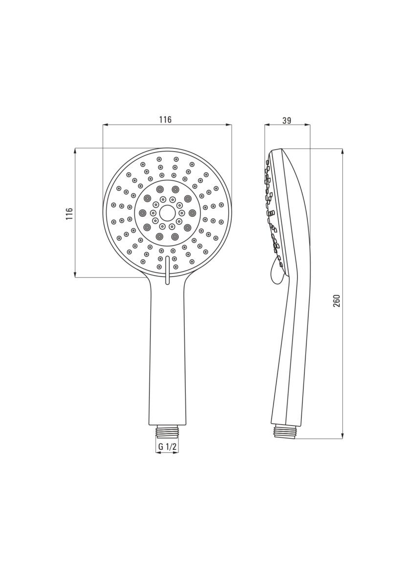Лейка для душа 5-режимная DEANTE NEO JOKO NBJ 051S — изображение 2