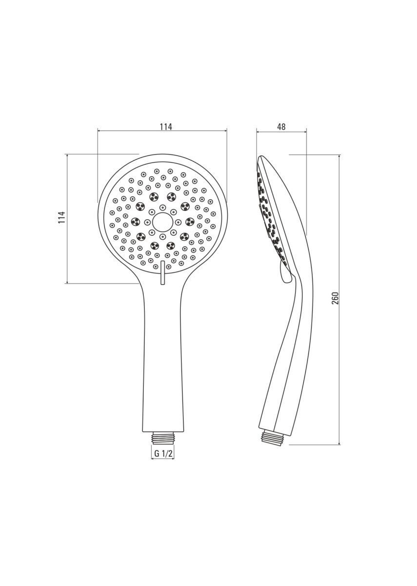 Лейка для душа 3-режимная DEANTE NEO LOBO NBY 051S — изображение 2