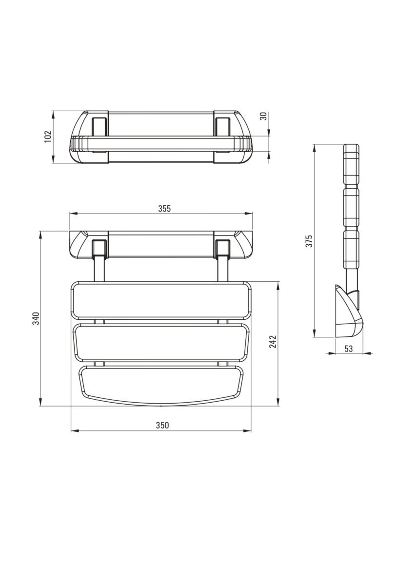 Сиденье для душа складное DEANTE VITAL NIV 651A — изображение 6