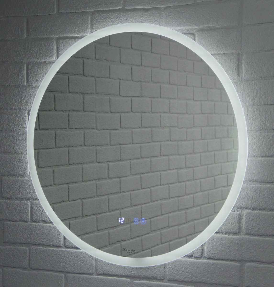 Зеркало Домино Moon 72 white с подсветкой и подогревом, SMo1048Z — изображение 2