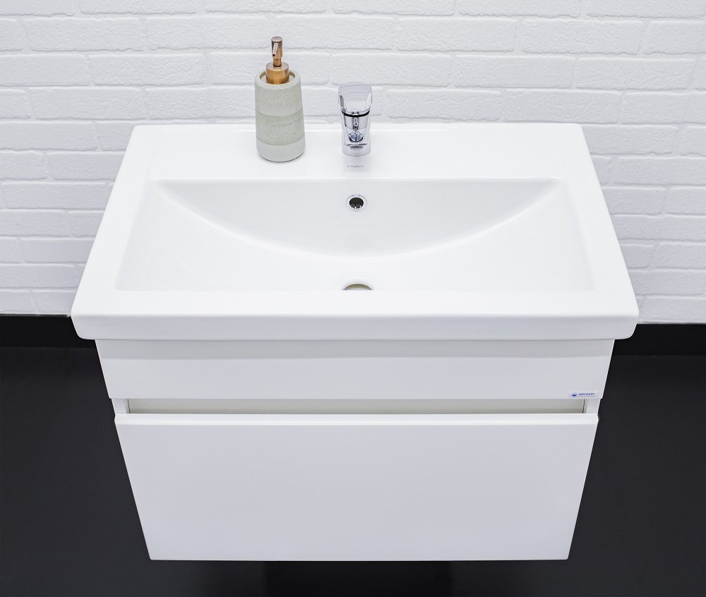 Тумба в ванную Айсберг Фостер 70/Maria 70 Классик с одним ящиком, DA3010T — изображение 6