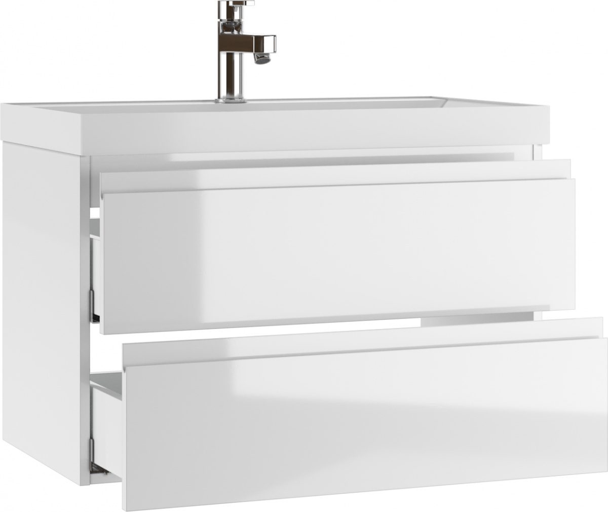 Тумба в ванную Домино Classica 80 Graffo, белый, DGr2105T — изображение 3