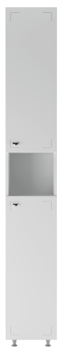 Шкаф-пенал напольный Айсберг 30 Классик без ящика, правый, DA1008P — изображение 2