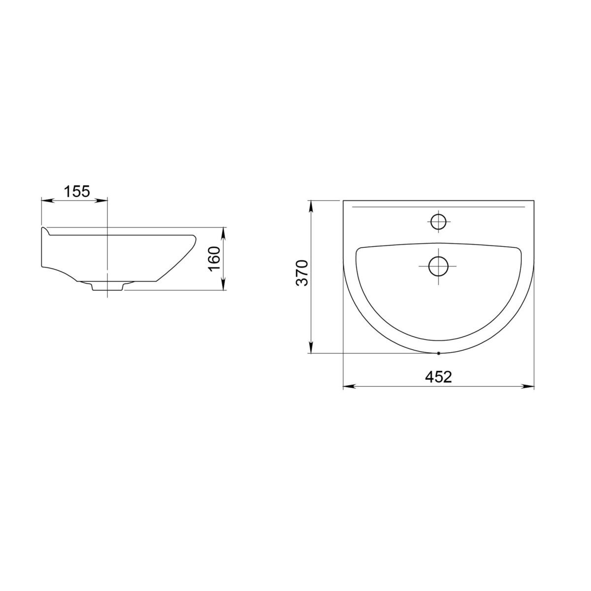 Умывальник Santeri Родничок 45,2, 131310S0010B0 — изображение 4