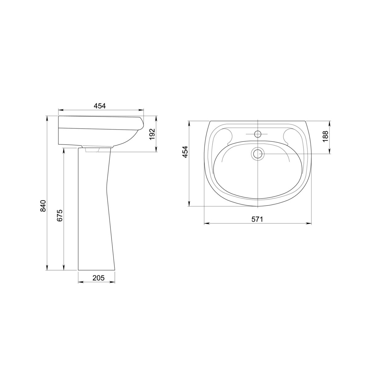 Умывальник Santeri Воротынский 57, 131117S0110B0 — изображение 2